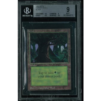 Magic the Gathering Beta Forest V2 BGS 9 (8.5, 9, 9.5, 9.5)