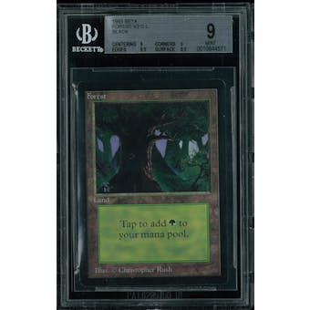 Magic the Gathering Beta Forest V2 BGS 9 (9, 9, 9.5, 8.5)