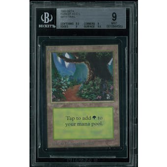Magic the Gathering Beta Forest V3 BGS 9 (8.5, 9, 9, 9.5)