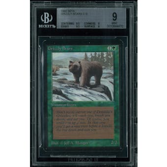 Magic the Gathering Beta Grizzly Bears BGS 9 (8.5, 9, 9.5, 9)