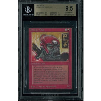 Magic the Gathering Beta Ironclaw Orcs BGS 9.5 (9.5, 9, 9.5, 9.5)