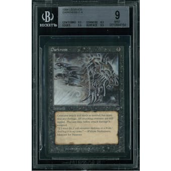 Magic the Gathering Legends Darkness BGS 9 (9.5, 8.5, 9.5, 9.5)