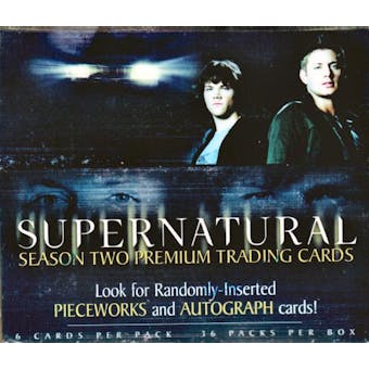 Supernatural Season 2 Hobby Box (2007 Inkworks)