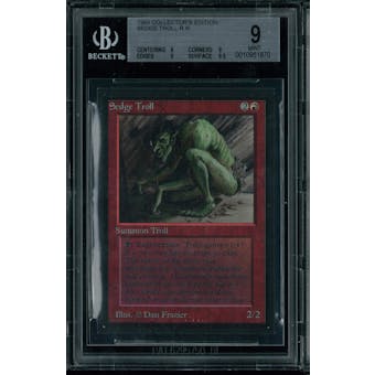 Magic the Gathering Collector's Edition CE IE Sedge Troll BGS 9 (9, 9, 9, 9.5)