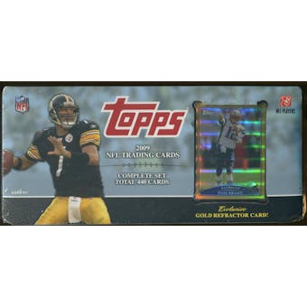 2009 Topps Factory Set Football (Box) (Gold Refractor Exclusive)