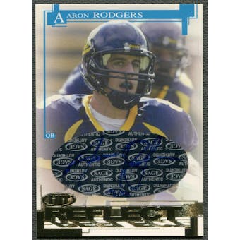 2005 SAGE HIT #RA8 Aaron Rodgers Reflect Gold Rookie Auto #96/100