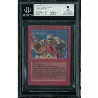 Magic the Gathering Beta Two-Headed Giant of Foriys MODERATE PLAY (MP) BGS 5 (9.5, 6, 4, 7) Sick Deal Pricing