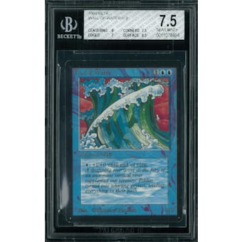 Magic the Gathering Beta Wall of Water BGS 7.5 (9, 7.5, 7, 8.5)