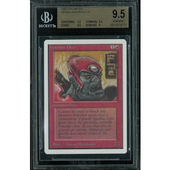 Magic the Gathering Unlimited Ironclaw Orcs BGS 9.5 (9.5, 9.5, 9.5, 9)