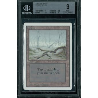 Magic the Gathering Unlimited Swamp v1 BGS 9 (9, 9.5, 9.5, 9)