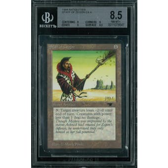 Magic the Gathering Antiquities Staff of Zegon  BGS 8.5 (8, 9, 9, 9.5)
