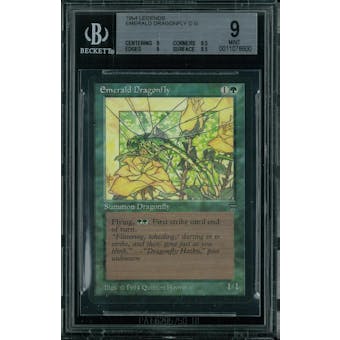 Magic the Gathering Legends Emerald Dragonfly BGS 9 (9, 9.5, 9, 9.5)