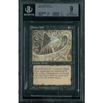 Magic the Gathering Legends Nether Void BGS 9 (8.5, 9, 9, 9.5)
