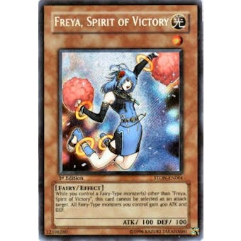 Yu-Gi-Oh Strike of Neos Single Freya, Spirit of Victory Secret Rare - NEAR MINT (NM)