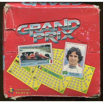 Grand Prix Scratch Cards Box (1984 Panini)