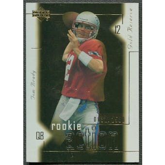 2000 Upper Deck Gold Reserve #215 Tom Brady Rookie #0831/2500