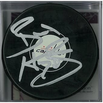 Braden Holtby Autographed Washington Capitals Hockey Puck (JSA COA)