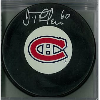 Jose Theodore Autographed Montreal Canadiens Hockey Puck (AJSW COA)