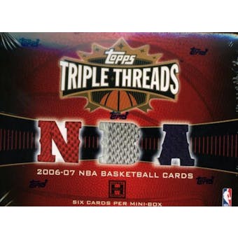 2006/07 Topps Triple Threads Basketball Hobby Pack