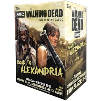 The Walking Dead Road to Alexandria 10-Pack Box (Topps 2018)