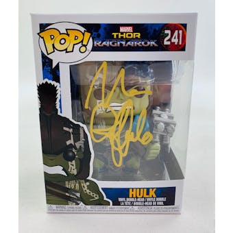Thor Ragnarok HULK Funko POP Autographed by Mark Ruffalo