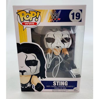 WWE Sting Funko POP Autographed by Sting