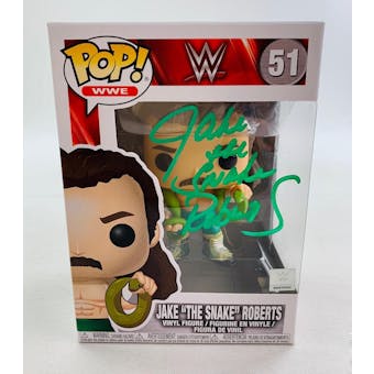 WWE Jake "The Snake" Roberts Funko POP Autographed by Jake Roberts