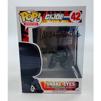 GI JOE Snake Eyes Funko POP Autographed by Artist Larry Hama