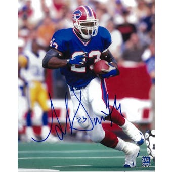 Antowain Smith Autographed Buffalo Bills 8x10 Football Photo