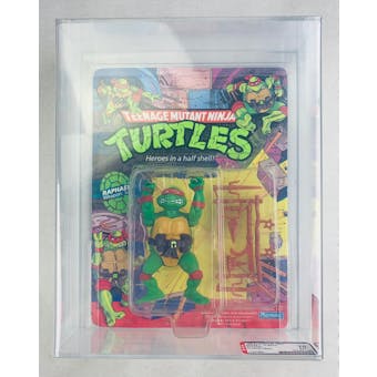 Teenage Mutant Ninja Turtles Raphael Series 1 / 10 Back AFA 70 EX+ Plastic Head