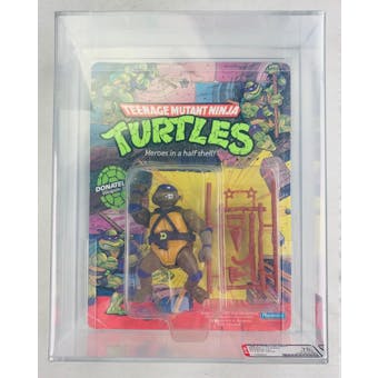 Teenage Mutant Ninja Turtles Donatello Series 1 / 10 Back AFA 75 EX+/NM Plastic Head