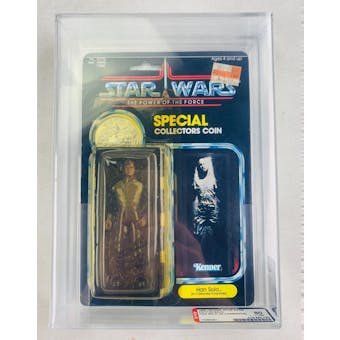 Star Wars POTF Han Solo (in Carbonite) 92 Back AFA 80 Y-NM *17295391* C75 B80 F90