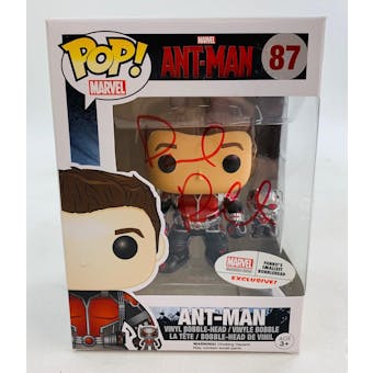Marvel Ant-Man Exclusive Funko POP Autographed by Paul Rudd