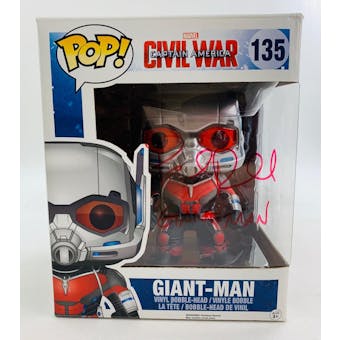 Marvel Captain America Civil War Giant-Man Funko POP Autographed by Paul Rudd
