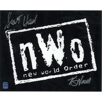 Scott Hall & Kevin Nash Autographed 8x10 NWO Photo (DACW COA)