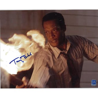 Tony Todd Autographed 8x10 Night of the Living Dead Fire Photo (DACW COA)