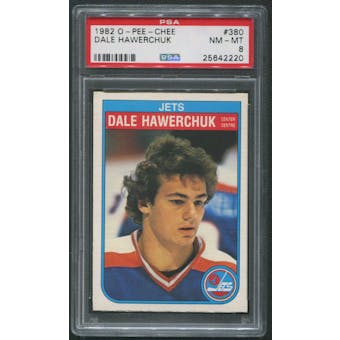 1982/83 O-Pee-Chee Hockey #380 Dale Hawerchuk Rookie PSA 8 (NM-MT)