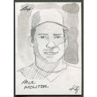 2012 Leaf Best Of Baseball Paul Molitor Sketch #1/1