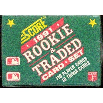 1991 Score Traded & Rookies Baseball Factory Set