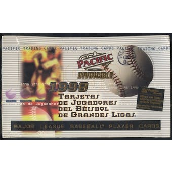 1998 Pacific Invincible Baseball Hobby Box