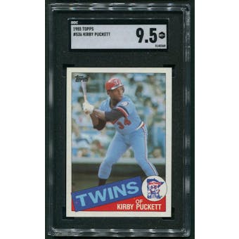 1985 Topps Baseball #536 Kirby Puckett Rookie SGC 9.5 (MT+)