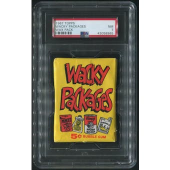 1967 Topps Wacky Packages Wax Pack PSA 7 (NM)