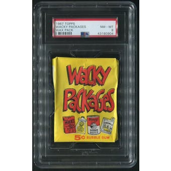 1967 Topps Wacky Packages Wax Pack PSA 8 (NM-MT)