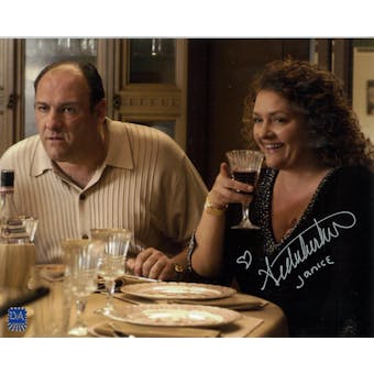 Aida Turturro Autographed 8x10 Sopranos Wine Photo (DACW COA)
