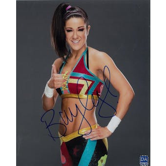 Bayley WWE Pamela Martinez Autographed 8x10 Hip Wrestling Photo