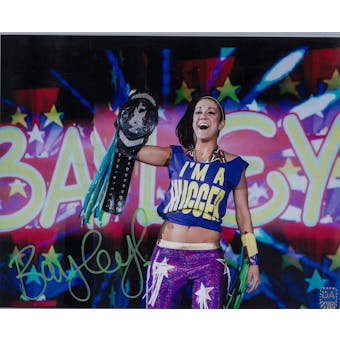 Bayley WWE Pamela Martinez Autographed 8x10 Hugger Wrestling Photo