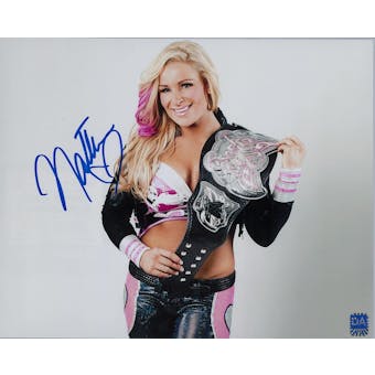 Natalya Neidhart WWE Autographed 8x10 Belt Wrestling Photo