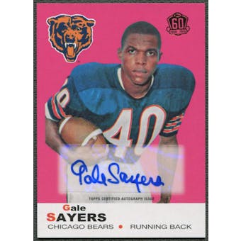 2015 Topps #T60RAGS Gale Sayers 60th Anniversary Rookie Reprint Auto