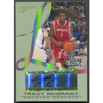 2004/05 Topps Luxury Box #TM Tracy McGrady Signs of Luxury Auto #27/30