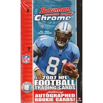 2007 Bowman Chrome Football Hobby Box